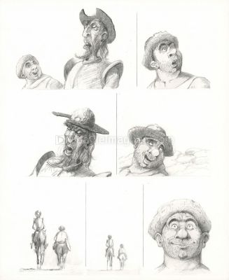 Paul & Gaëtan Brizzi | Don Quichotte de la Manche, Planche o | Daniel Maghen
