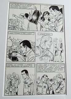 Graton, Jean | Original page made with India ink  - Michel Vaillant  - Retour Ã  KÃ¶nigsfeld  - (1972) | Catawiki