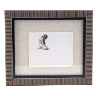 Unknown Production - J.W. Rinzler Collection: Framed Hand-Drawn Frank Frazetta Sketch | Propstore