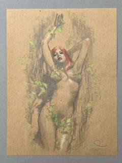 Gerald Parel - 1 Original drawing - Poison Ivy - 2010 | Catawiki