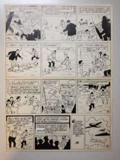 De Moor, Bob - 1 Original page - Nonkel Zigomar, Snoe en Snolleke - Het Hambras Serum - 1951 | Catawiki