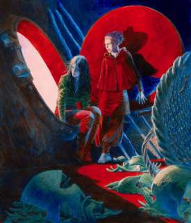 Christophe Dubois - Yss et Beth, peinture originale - TERRE