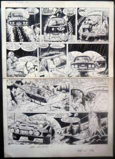 Denayer, Christian | Original page (p.5) + Commission drawing in colour  - Patrick Leman  - [ca. 1995] | Catawiki