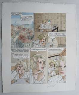 Renaud - 1 Original colour page - D’Encre et de sang - 2014 | Catawiki