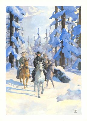 Grégoire Bonne | Illustration originale inédite - La demi-double femme | Daniel Maghen