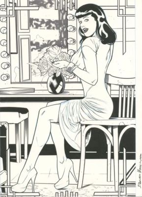 ROCKETEER - DEN OF THIEVES #1 PAGE 8 ORIGINAL ART BY DAVID MESSINA | Scott’s Collectables