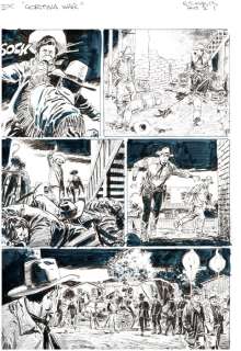 Brindisi, Bruno - 3 Original page - Tex Willer #43 - "i cavalieri del Cerchio d’Oro" - 2022 | Catawiki