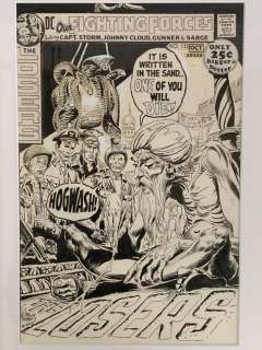 Kubert. Our Fighting Forces Cover Art #133. | Weiss Auctions
