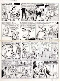 Tibet | Ric Hochet, planche n°29 Ã  l’encre de Chine de… | Millon