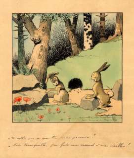 Rabier (Benjamin) | Dans le bois, illustration Ã  l’encre de Chine et… | Millon