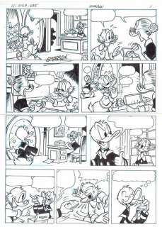 Esteban - 5 Original page - Uncle Scrooge - H-2019-435 - Lunch | Catawiki