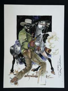 Rajko Milosevic (R.M. Guera) - 1 Original colour drawing - Django - Django Unchained | Catawiki