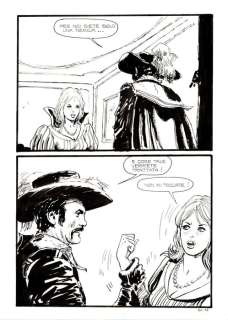 Manara, Milo - 1 Original page - Jolanda De Almaviva #50 - La foresta degli impiccati - 1973 | Catawiki