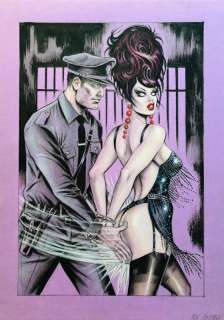 Nik Guerra - 1 Original colour page - Risate Criminali - “Mani in alto” - pag. 23 - 2024 | Catawiki