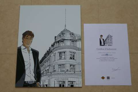 Francq, Philippe - 1 Plaque aluminium sérigraphiée - Largo Winch - Il était une fois la Belgique - 2020 | Catawiki