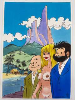 Gürcel, Gürcan - 1 Original colour drawing - Hommage à Will | Catawiki