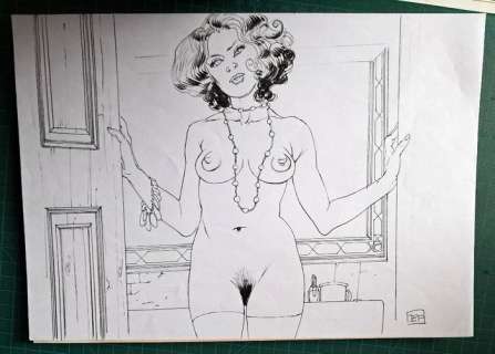 Jef - 1 Original drawing - Balles perdues | Catawiki