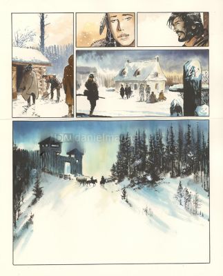 Bernard Vrancken | Nouvelle France, Chapitre I, planche orig | Daniel Maghen