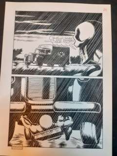 Magnus - 1 Original page - Kriminal - n. 306 "Lola Vive" - 1971 | Catawiki