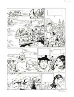 Ersel - 1 Original page - Les Pionniers du Nouveau Monde - Le grand rendez-vous - 2011 | Catawiki