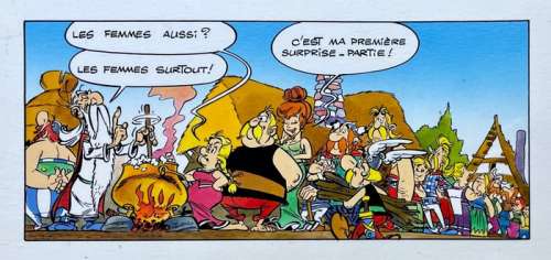 Uderzo, Albert - 1 Mise en couleur originale - Astérix T19 - le Devin | Catawiki