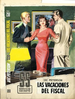 Bosch Penalva | Original cover art – Las vacaciones del fiscal – Bosch Penalva | Origin Of Comics