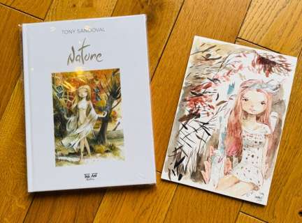 Sandoval, Tony - 1 Original colour drawing published + Artbook - Nature - Isabelle - 2020 | Catawiki