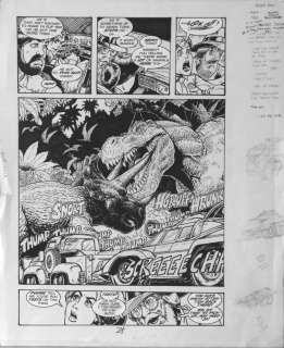 Budd Root | Budd Root Original Published Art, Cavewoman #2 Pg #24, Rain Series, 14"X17" | ComicArtFans Classifieds