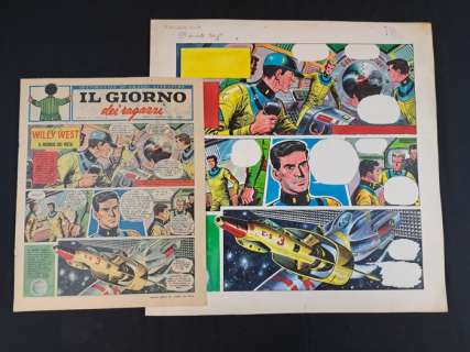 Zeccara, Nevio - 1 Original page - Willy West Il Mondo dei Meta - 1964 | Catawiki