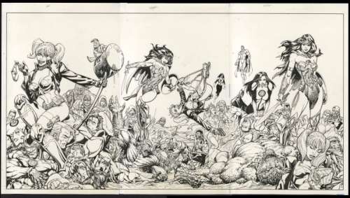 Sears, Bart - JUSTICE LEAGUE VS. SUICIDE SQUAD (2017) #1 Cover