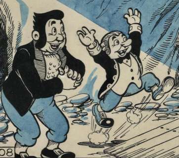 Studio AVAN (Van Delden, Loek) - 1 Dessin original - Smidje Verholen - jaren 1940 | Catawiki