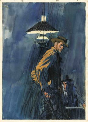 The Ink Archive | Original cover – Wild West – Jordi Longaron | Origin Of Comics