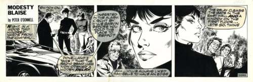 Enric Badia Romero - 1 Original page - Modesty Blaise - strip #3883 - 1976 | Catawiki