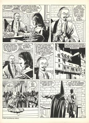 André Juillard | Planche originale n°8 - La Marque du Condor - Les 7 Vies de l’Épervier | Daniel Maghen