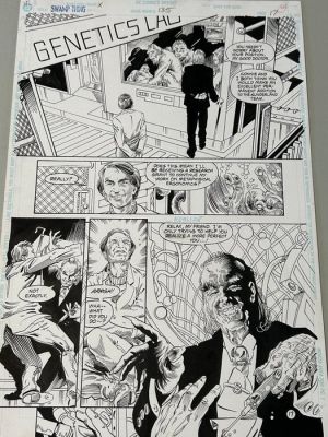 Scott Eaton + Kim DeMulder - 1 Original page - Swamp Thing - Marital Problems - 1993 | Catawiki