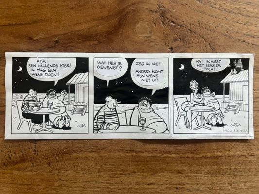 Mark Retera - 1 Original drawing - Dirkjan - ik weet het lekker toch - 2013 | Catawiki