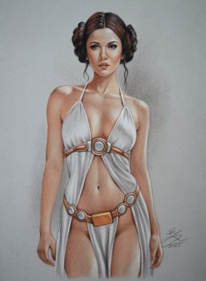 Sly - 1 Original colour drawing - Leia - Leia - 2025 | Catawiki