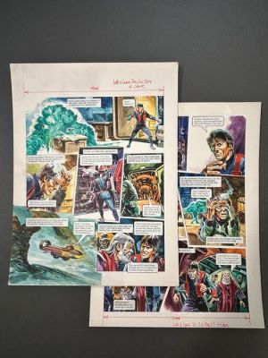 Wood, Gerry - 2 Original page - Trigan Empire - The Creature from the Deep - 1978 | Catawiki
