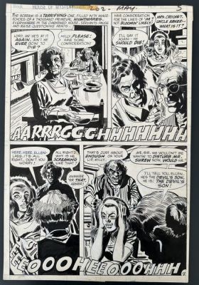 Mike Sekowsky - 1 Original page - House of Mystery #202 page 5 - "The Shearing of a soul" HORROR - 1972 | Catawiki