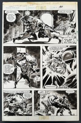 Buscema, John / Chan, Ernie - 1 Original page - Savage Sword of Conan #76 page 44 - 1981