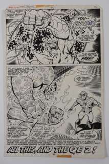 John Byrne Dave Hunt Marvel Team-Up Original Art | Bruneau & Co. Auctioneers