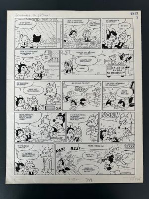 Nicolaou - 1 Original page - Pif # 815. placid et muzo - demandez le gateaux