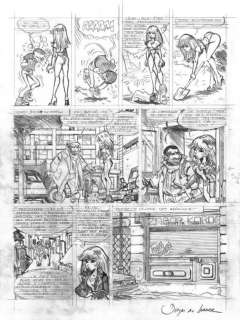 De Lazare. Planche originale Rubine | BDEnchères