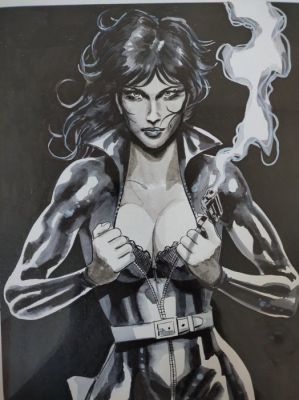 Candita, Giuseppe - Original drawing - Modesty Blaise - Tribute to | Catawiki