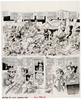JACK DAVIS "MAD - SCARRED FACE" COMPLETE & ORIGINAL" SCARFACE" SPOOF ART. | Hake’s