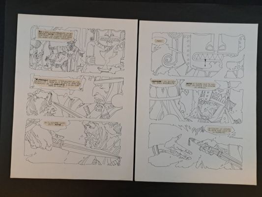 Breccia, Enrique - 2 Original page - La Pietà di Viracocha | Catawiki