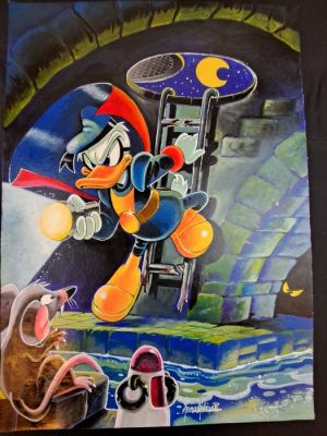 Molinari, Lara - 1 Original colour drawing - Paperinik | Catawiki