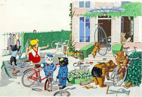 Probst (Pierre) | Caroline, illustration Ã  la gouache pour… | Millon