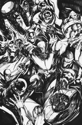 Continue Shopping | ULTIMATE WOLVERINE #13 (ALESSANDRO CAPPUCCIO ORIGINAL COVER ART) | Scott’s Collectables