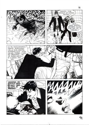 Mari, Nicola - 1 Original page - Dylan Dog Speciale #23 - "L’angelo caduto" - 2009 | Catawiki
